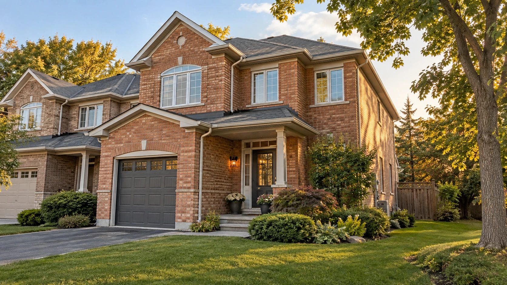 Two-storey brick family home